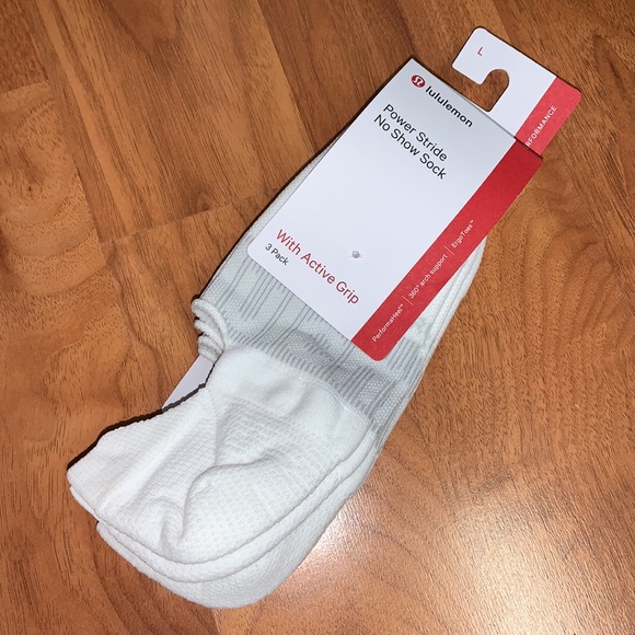 NWT Lululemon Athletica Power Stride No Show Socks *3 Pack - Picture 2 of 7